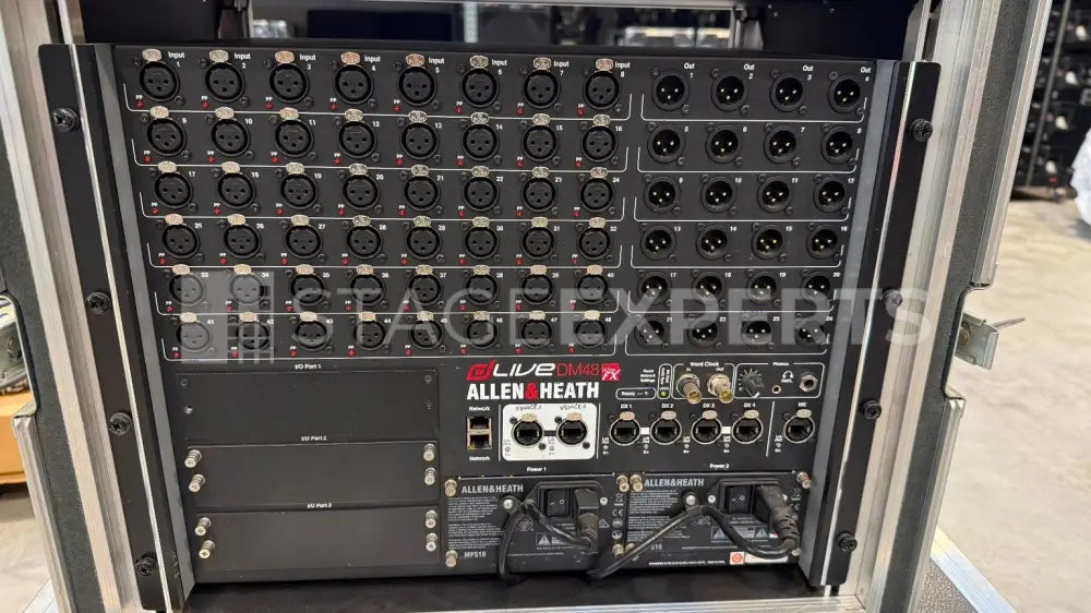 Allen & Heath dLive DM48 UltraFX MixRack with Case
