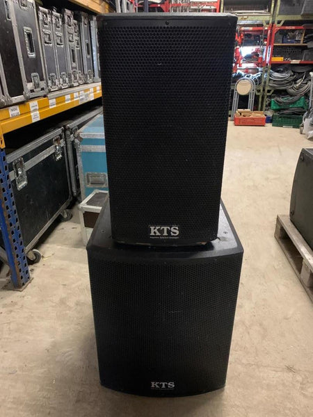 KTS Kappmeier Tontechnik PA System with Subs, Tops & Amp