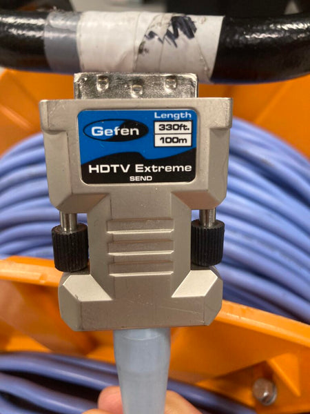 Gefen HDTV Extreme DVI MM 100m Active Fibre Cable – Long‑run DVI