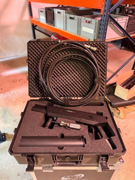 MagicFX CO2 Launcher with 10 m Hose, Connector, Case Kit