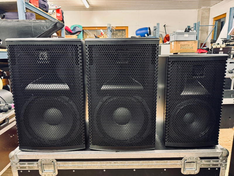 KV2 Audio EX12 & EX10 active speaker set with brackets included