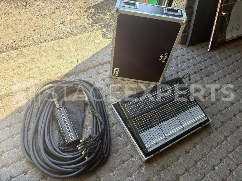 Mackie Onyx 24-4 Analogue Mixer with Stagebox & Case