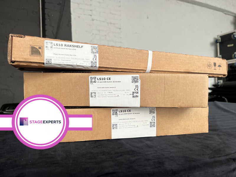 L-Acoustics LS10 – 2x AVB Switches with Rack Shelf Set Bundle