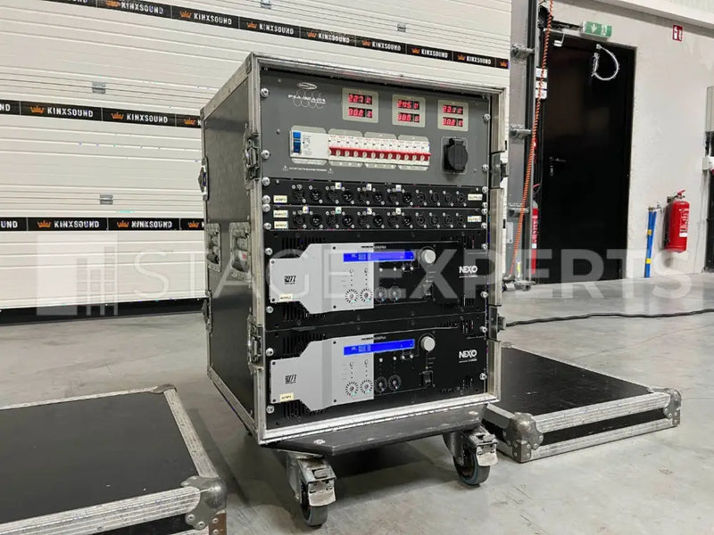Nexo NXAMP4x4 Rack: 2x 4x4000W Amps with Case & Power