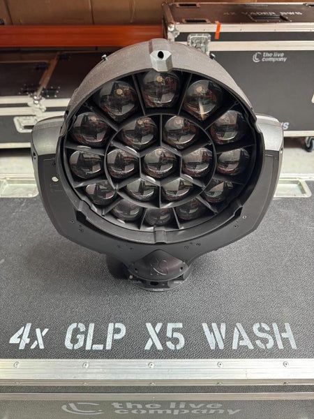 GLP Impression X5 Wash Lights – 4‑Piece Set with Amptown Case