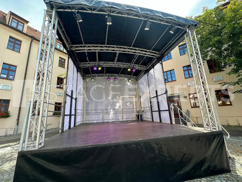 Alspaw S30 5x6m Mobile Stage with Profile Roof & Wings
