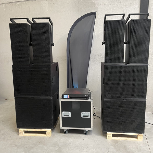d&b Audiotechnik V7P, V-GSUB & D40 package – 4 tops, 4 subs