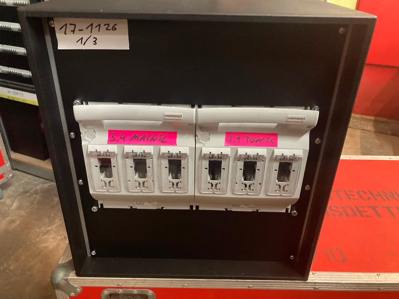 Powerlock 660A to 2x 400A Splitter, 12U with NH2 Protection