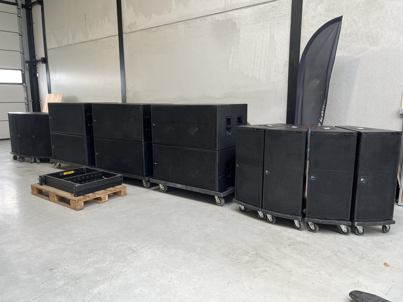 Meyer Sound JM-1P & 700-HP Speaker Package – 8 tops, 6 subs