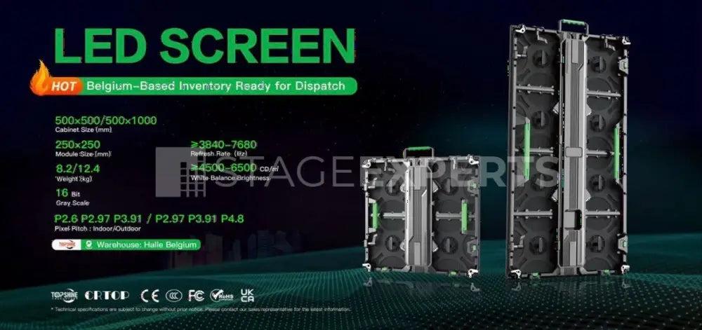 CR-Top P2.6 Indoor LED Wall 20sqm Bundle with VX600