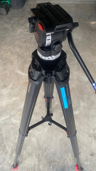Vinten flowtech Tripod with Sachtler Ace SA-drag Head & Bag