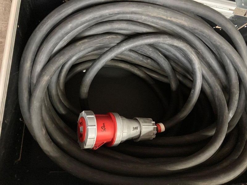CEE 125A Cable 50 m – H07RN-F 5G35 Heavy-Duty Mains