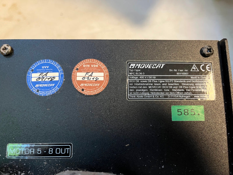 Movecat 8LD8-3 8-Channel Motor Controller | Rigging Control