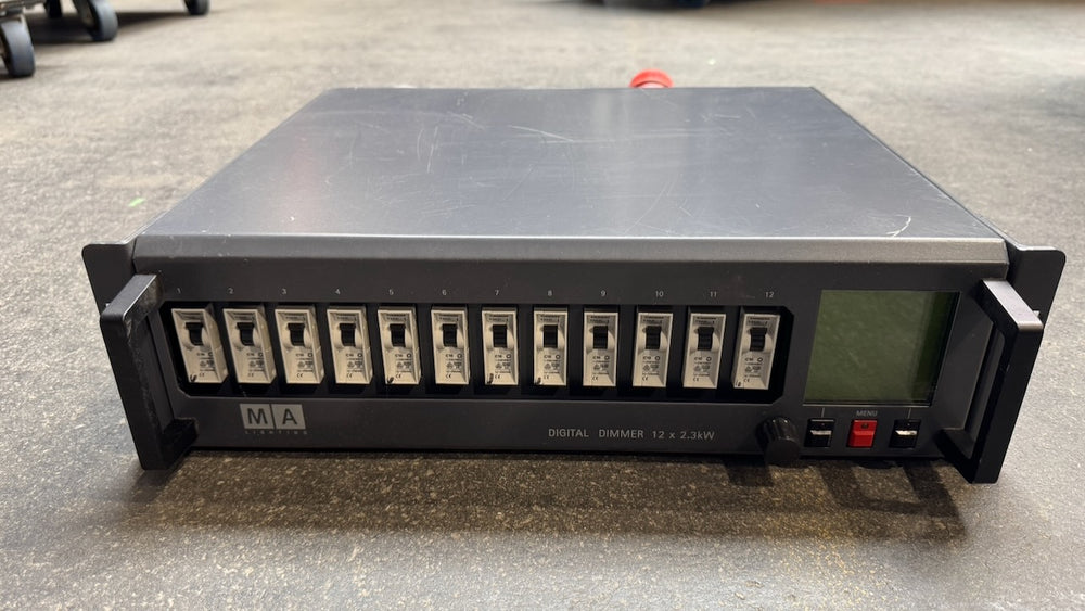 MA Lighting Digital Dimmer 12x2.3kW 12-Channel Rack Unit