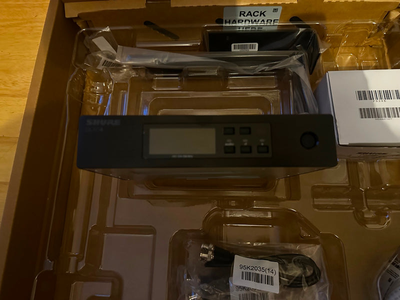Shure QLXD4 H51 Rack Receiver - Digital UHF Wireless Receiver