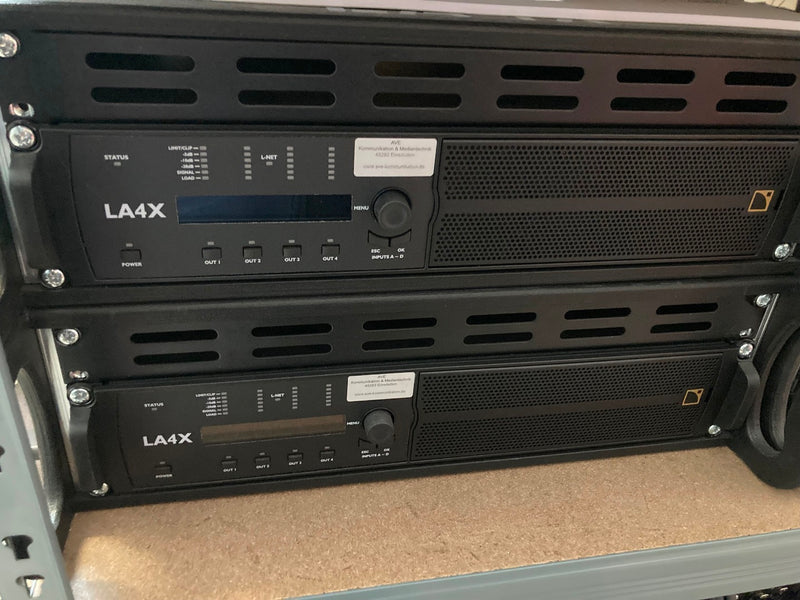 L-Acoustics LA4X System Amplifier – 4-channel DSP Controller