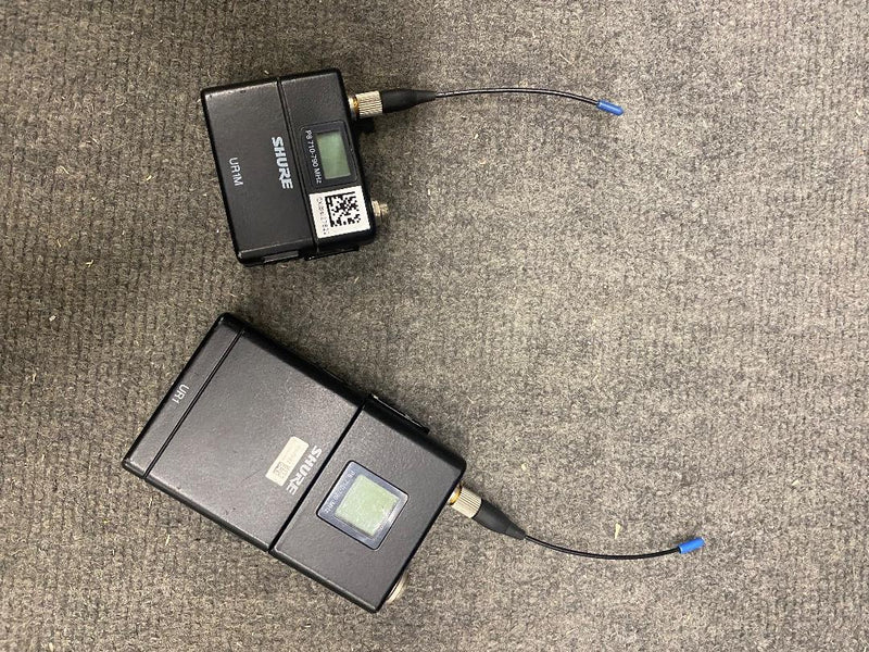 Shure UHF-R UR4D/UR4D+ Set with UR1 & UR2 (P8/Q5 Bands)