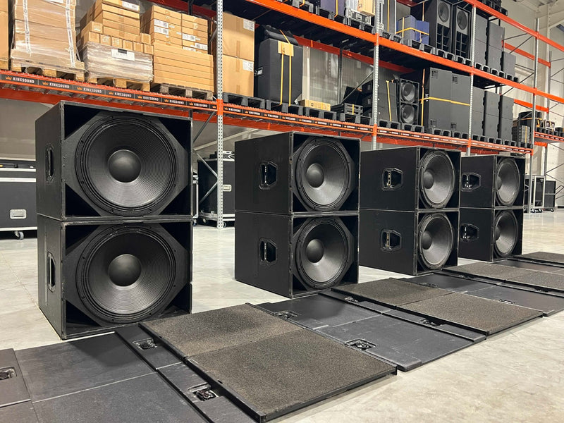 d&b audiotechnik Q-SUB 18" Subwoofer on Wheels (8x)