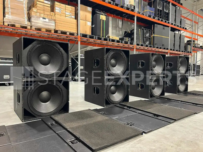 d&b audiotechnik Q-SUB 18" Subwoofers on Wheels (8x)