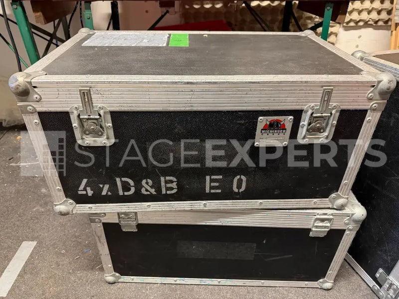 d&b audiotechnik E0 Set – 4x E0 Speakers with Case Bundle