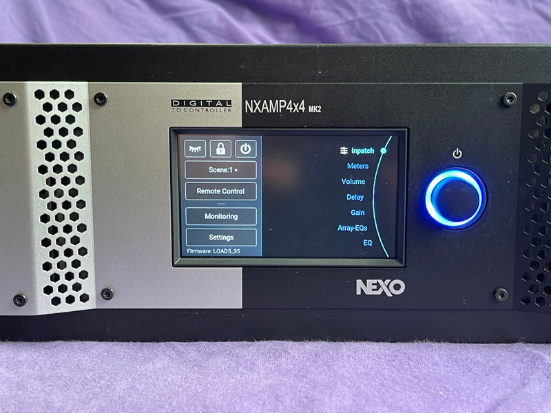 NEXO NXAMP4x4MKII with DMU – Ex‑Demo, Warranty