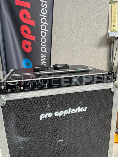 Shure AD4D-A (G56) with 2x AD1 Bodypacks – Dual Receiver