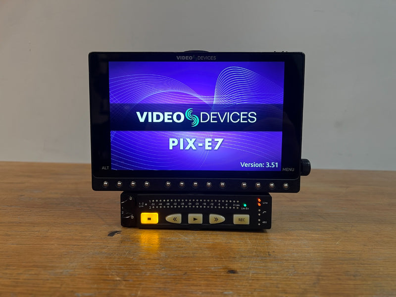 Video Devices PIX-E7 4K Monitor-Recorder with XLR Kit