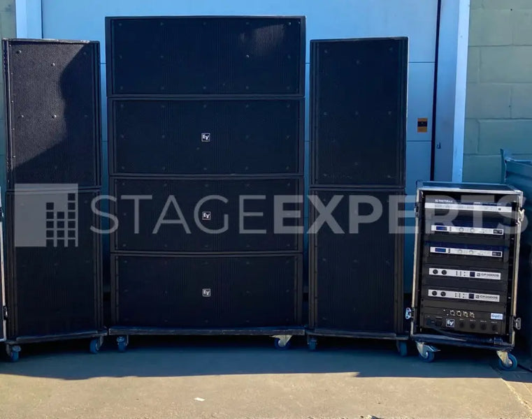 Electro-Voice X-Array + Xsub System with NetMax N8000
