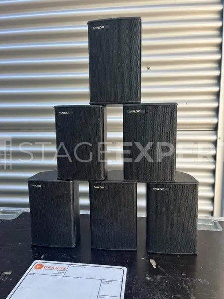 TW Audio C5 Speaker Set x6 with Brackets & Flightcase
