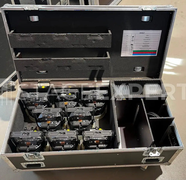 Astera AX9 Power PAR Set of 8 IP65 with Case & Filters