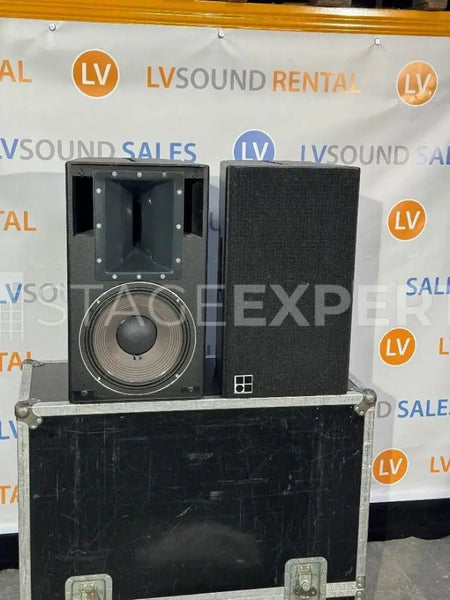 d&b audiotechnik F1220/F1222 monitor set with case and brackets