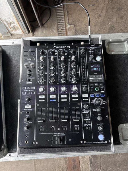 Pioneer DJM-900NXS2 Mixer with Case | Pro 4-ch DJ Mixer