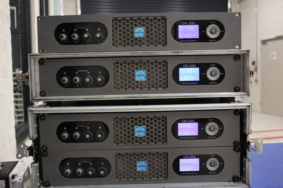 KME DA230 DSP Controller Power Amplifier | 2U Rack, AES/EBU