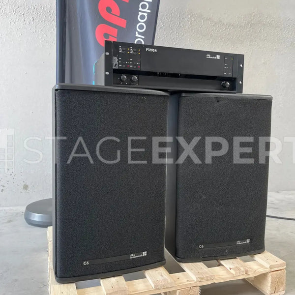 d&b audiotechnik C6 x2 with P1200A system amplifier package