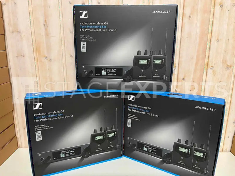 Sennheiser EW IEM G4-TWIN A – 10x IEM Monitor Sets Bundle