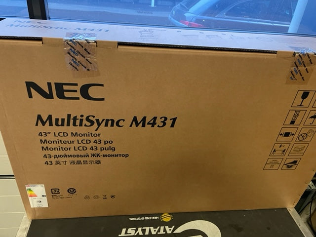 NEC M431-PCAP 43in 4K Touch Display | MultiSync Series