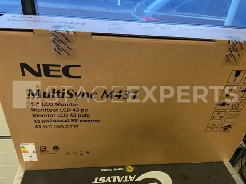 NEC MultiSync M431-PCAP 43in 4K Touch Display for 24/7 Use