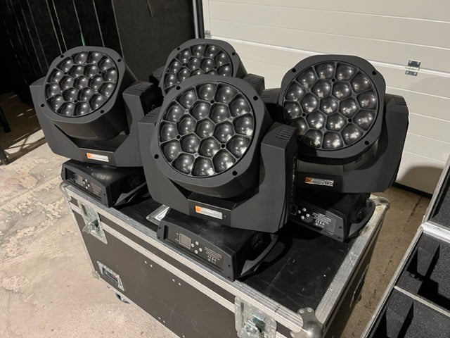 SquareLED Kaleidoscope Eye 4‑Piece LED Moving Wash Set