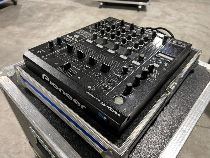 Pioneer DJM-900 NXS Mixers with Cases & Adaptor Cables