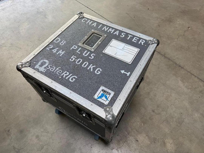 ChainMaster D8+ 500 kg Hoist, 24 m Silver Chain + Case