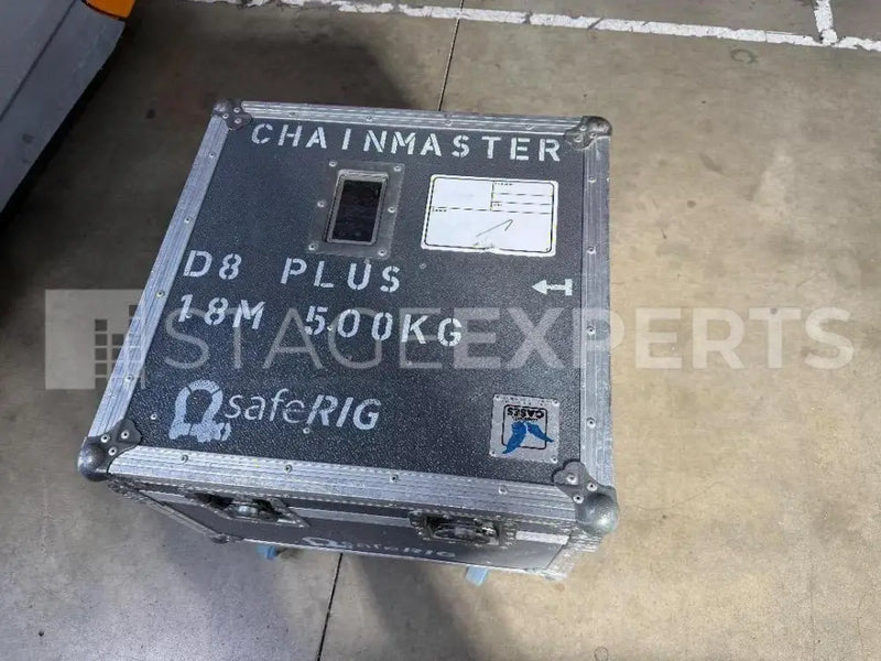 ChainMaster 500 kg D8+ Electric Hoist, 18 m Silver Chain