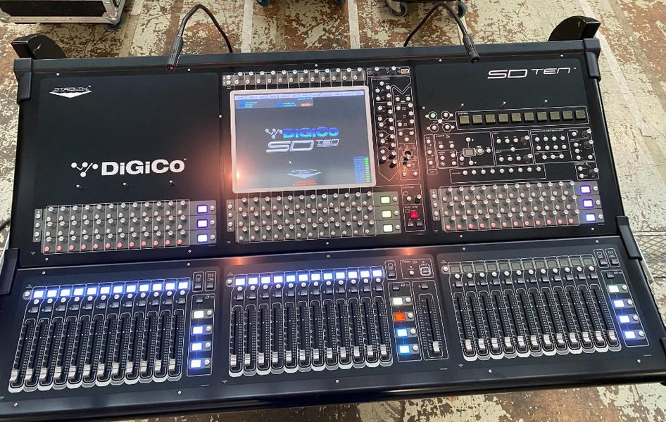 DiGiCo SD10-36T Digital Mixing Console, Stealth Core 2