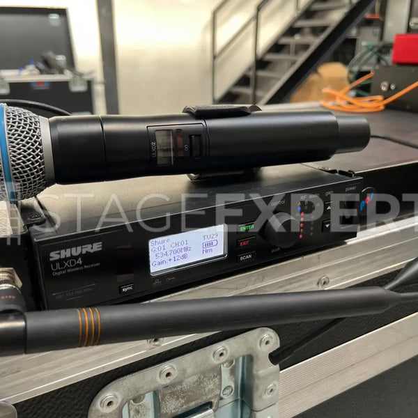 Shure ULXD4 H51 + ULXD2/B58 Digital Wireless Handheld