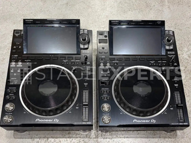 Pioneer DJ CDJ-3000 Pair – Professional Media Players for DJs
