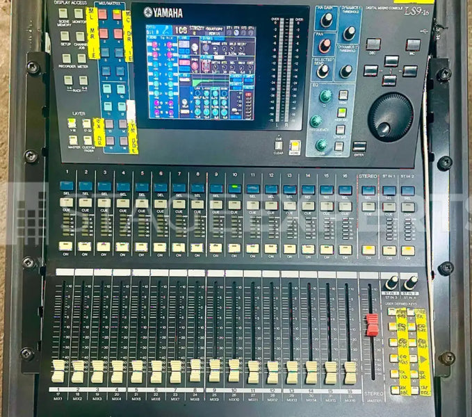 Yamaha LS9-16 Digital Mixer with 19-inch Flight Case – Serviced