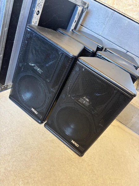 Nexo PS8 Pair with Amptown Double Case | Point Source Speakers
