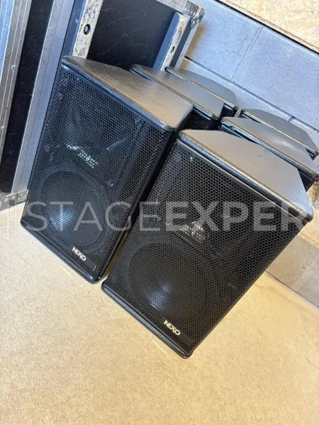 Nexo PS8 Pair with Amptown Double Case – Point Source Speakers