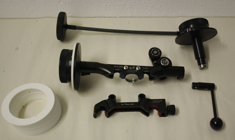 ARRI FF-5 Cine Follow Focus with 19mm Rod Mount & Discs