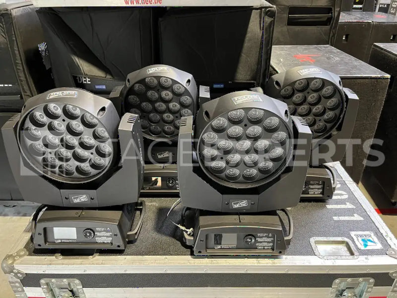 Clay Paky K10 Wash Moving Lights – 21 with Flight Cases