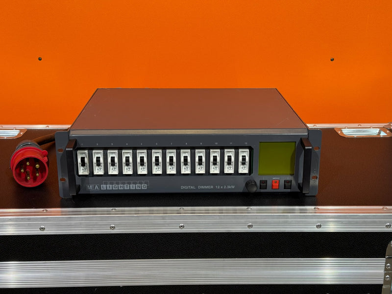 MA Lighting Digital Dimmer 12 x 2.3kW - 12-Ch Rack